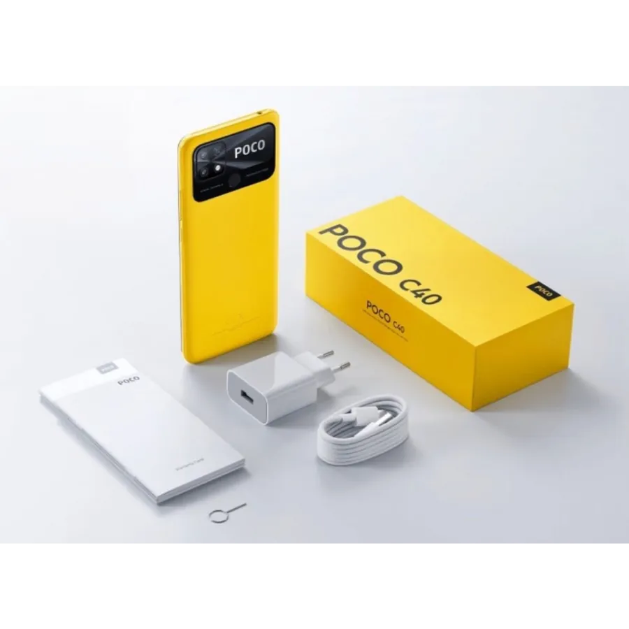 گوشی موبایل پوکو C40 زرد